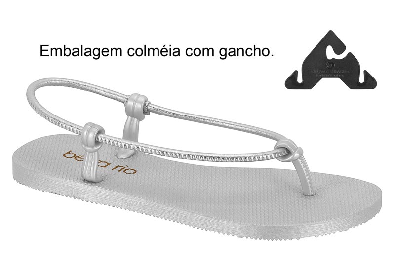 BEIRA RIO / PLATA / CAJA DE 12 PARES