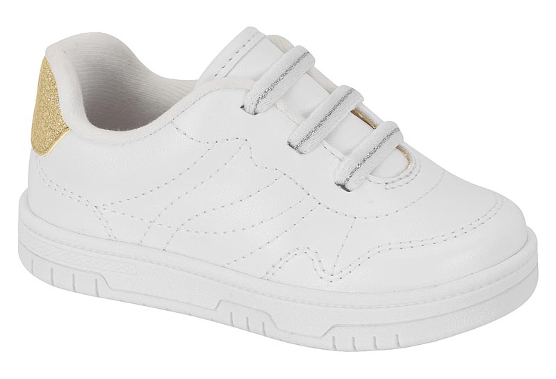 MOLEKINHA / BLANCO/DORADO / CAJA DE 8 PARES