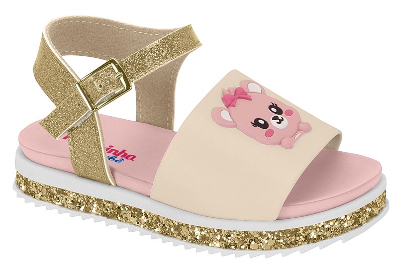 MOLEKINHA / CREMA 985/ DORADO / CAJA DE 8 PARES