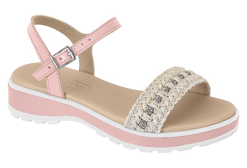 MOLEKINHA / BLANCO OFF 526-BLANCO-CRISTAL/ROSA 942 / CAJA DE 8 PARES