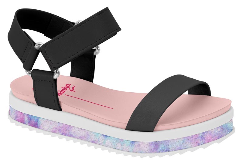 MOLEKINHA / PRETO 01/MULTI LILAS 1158 / CAJA DE 8 PARES