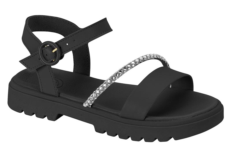 MOLEKINHA / NEGRO 01 - NEGRO - CRISTAL / CAJA DE 12 PARES