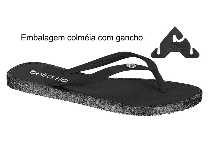 BEIRA RIO / NEGRO 01 / CAJA DE 12 PARES