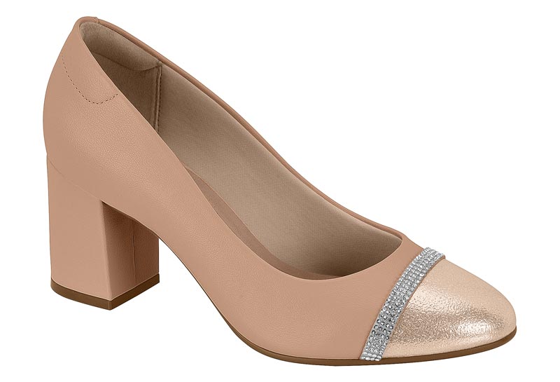 BEIRA RIO / NUDE/ORO ROSADO / CAJA DE 8 PARES