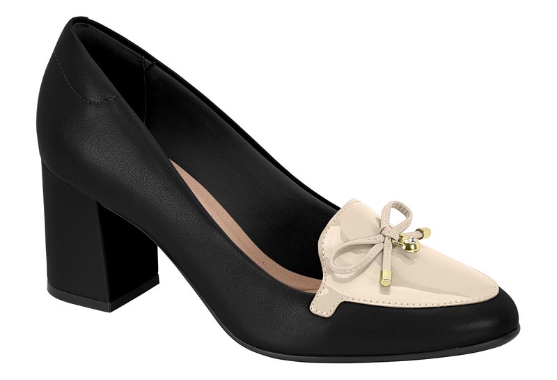 BEIRA RIO / NEGRO 01/CREMA 985 / CAJA DE 8 PARES