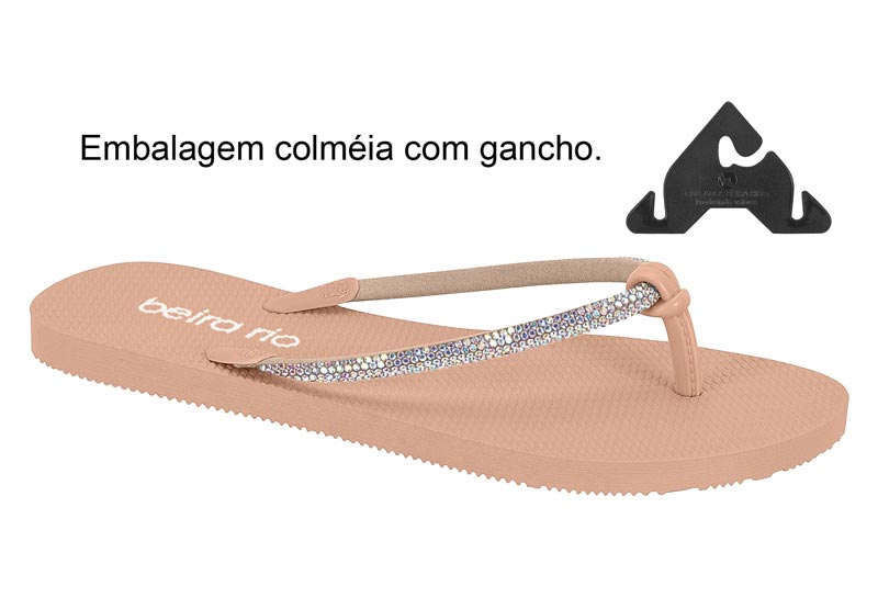 BEIRA RIO / AURORA BOREALIS/DESNUDA 658 / CAJA DE 12 PARES