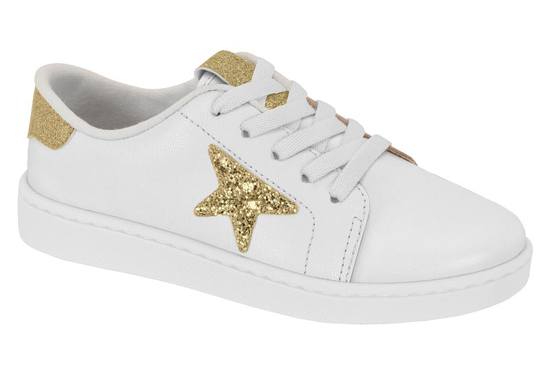 MOLEKINHA / BLANCO/DORADO / CAJA DE 8 PARES