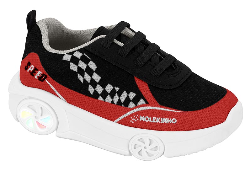 MOLEKINHO / MULTI VERMELHO 777/PRETO 01 / CAJA DE 8 PARES