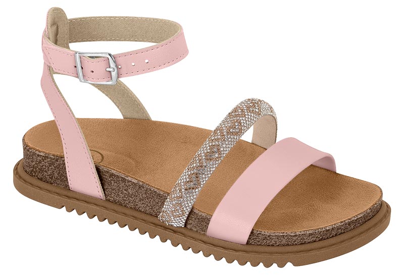 MOLEKINHA / ROSA 942/CRISTAL-DOURADO / CAJA DE 8 PARES