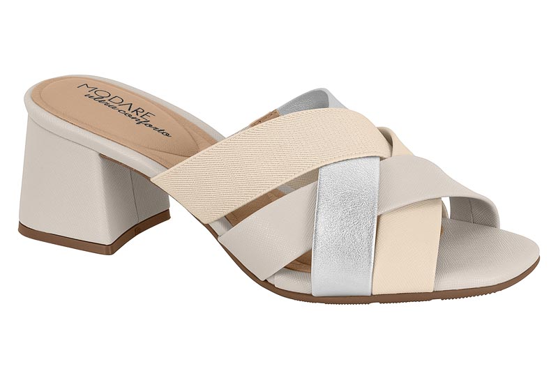 MODARE / PLATA/CREMA 985/GRIS 1235/CREMA 985 / CAJA DE 12 PARES