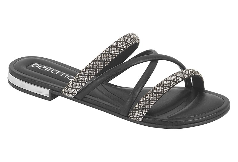 BEIRA RIO / CRISTAL- NEGRO 01/NEGRO 01 / CAJA DE 8 PARES