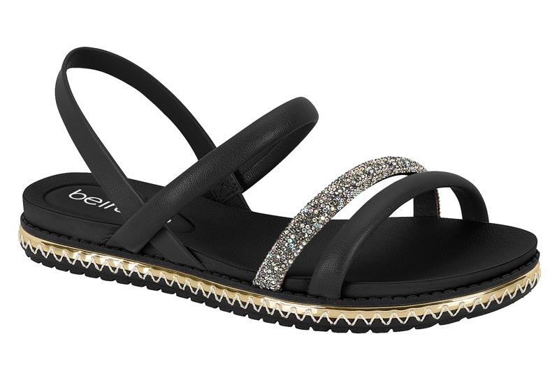 BEIRA RIO / NEGRO 01/NEGRO 01-GRAFITO-AURORA BOREAL / CAJA DE 8 PARES