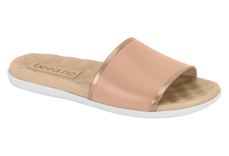 BEIRA RIO / NUDE/ORO ROSADO / CAJA DE 12 PARES