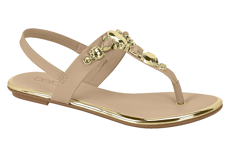 BEIRA RIO / BEIGE / CAJA DE 8 PARES