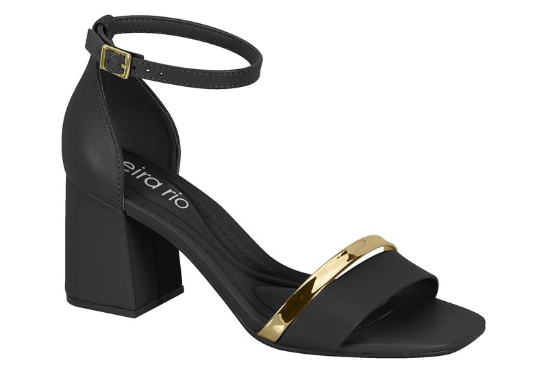 BEIRA RIO / NEGRO/ORO / CAJA DE 8 PARES