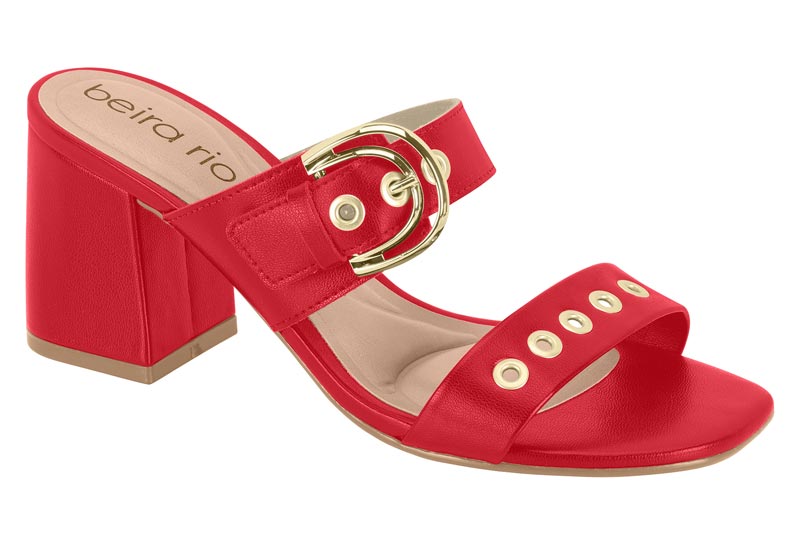 BEIRA RIO / ROJO 1025 / CAJA DE 8 PARES