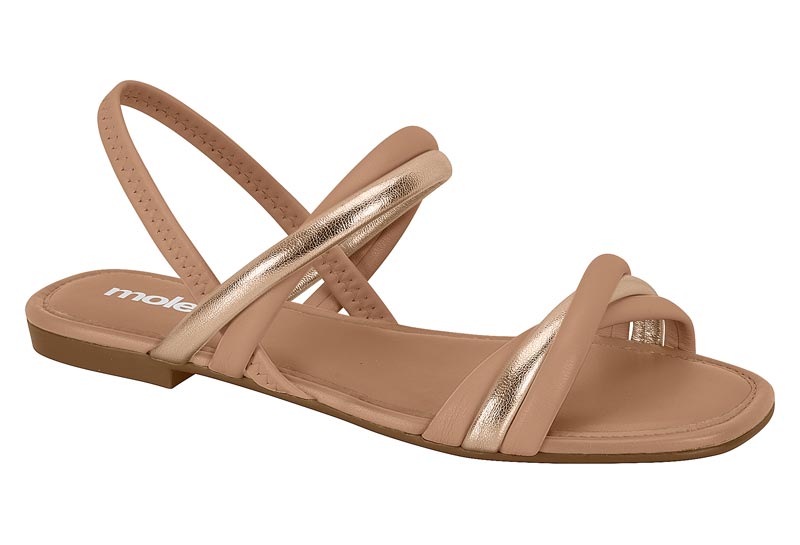 MOLECA / NUDE/ORO ROSADO / CAJA DE 12 PARES