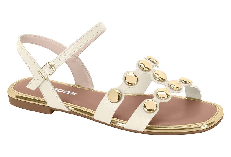 MOLECA / BLANCO OFF 526/DORADO / CAJA DE 12 PARES