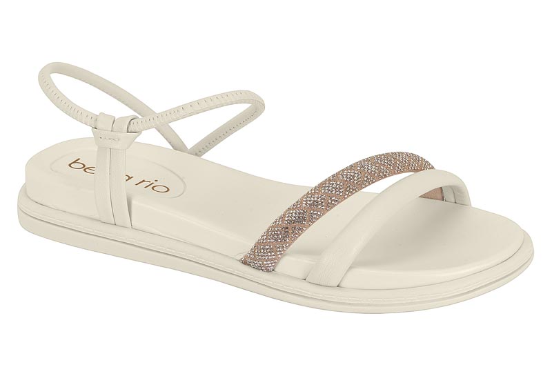 BEIRA RIO / BRANCO OFF 526/CRISTAL-TRANSPARENTE FURTACOR / CAJA DE 12 PARES