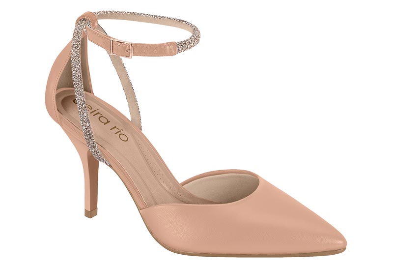 BEIRA RIO / NUDE 658/ORO ROSADO-PLATA / CAJA DE 12 PARES