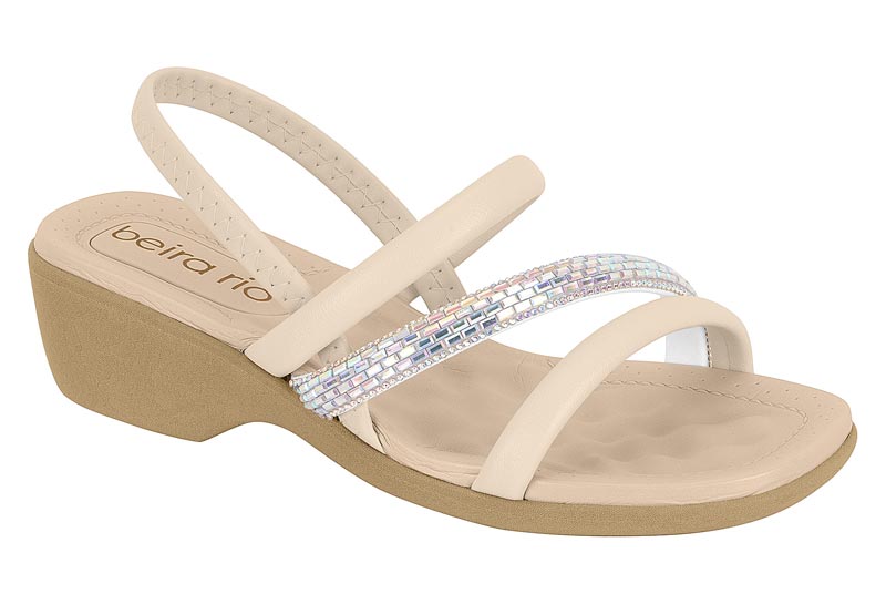 BEIRA RIO / CREME 985/AURORA BOREAL-AURORA BOREAL / CAJA DE 12 PARES