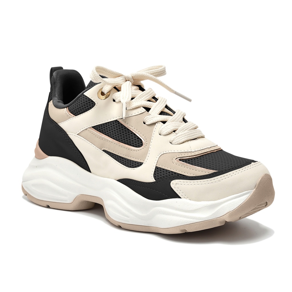 158-012-08 / VIA MARTE / MARFIM I23/PRETO/PRETO/BAUNILHA/ROUGE / CAJA DE 8 PARES