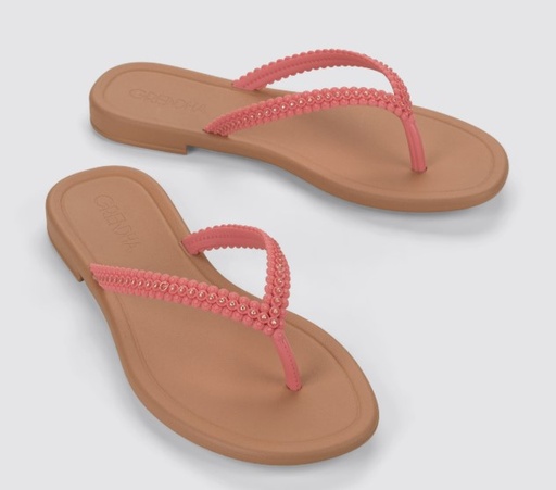 [19158_BL153 / 020-7061836 2025 / 6] 19158_BL153 / GRENDENE / ROSA GUAYABA/MARRON / CAJA DE 6 PARES