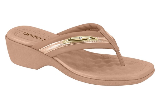 [8527.103.28100.55156 / 4179 2025 / 12 / Grupo Rio] BEIRA RIO / NUDE/ORO ROSADO / CAJA DE 12 PARES