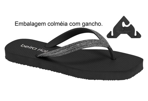 [8556.200.29915.15787 / 4179 2025 / 12 / Grupo Rio] BEIRA RIO / NEGRO 01/NEGRO / CAJA DE 12 PARES