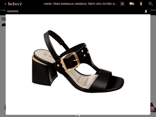 [T6011-202-2 / 073 2025 / 6] T6011-202-2 / BEBECE / NAPA EGEU PRETO / CAJA DE 6 PARES