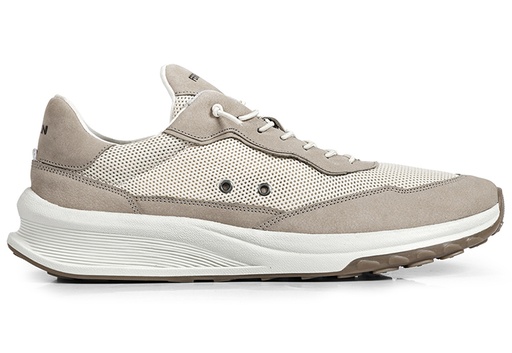 [1690E / 059 2025 / 10 / RIO] 1690E / FERRACINI / NYLON BEGE NOBUCK CINZA  / CAJA DE 10 PARES