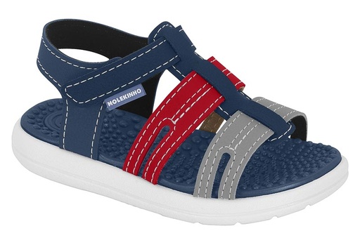 [2619.213.13958.100020 / 8221 2024 / 8 / Bahia Leo Dic 24] MOLEKINHO / MARINA/ROJO/GRIS 851 / CAJA DE 8 PARES