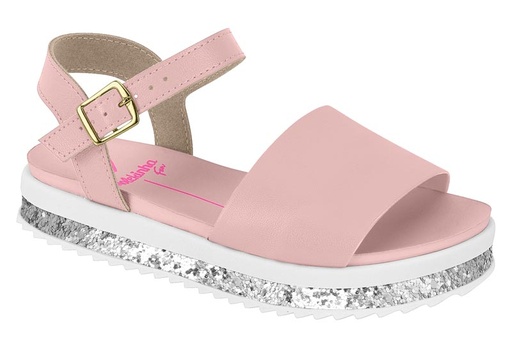 [2305.1512.10658.78984 / 6701 2024 / 12 / x] MOLEKINHA / ROSA 942/PLATA / CAJA DE 12 PARES