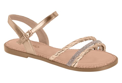 [8472.413.29429.92751 / 6701 2024 / 12 / x] BEIRA RIO / ORO ROSADO/ORO ROSADO-PLATA / CAJA DE 12 PARES