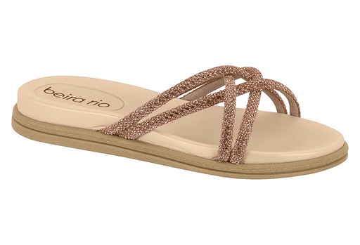 [8488.116.24698.89099 / 6701 2024 / 12 / x] BEIRA RIO / ORO ROSADO-PLATA / CAJA DE 12 PARES