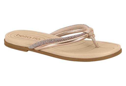 [8507.115.27604.89092 / 8552 2025 / 12 / x] BEIRA RIO / ORO ROSADO-PLATA/ORO ROSADO / CAJA DE 12 PARES